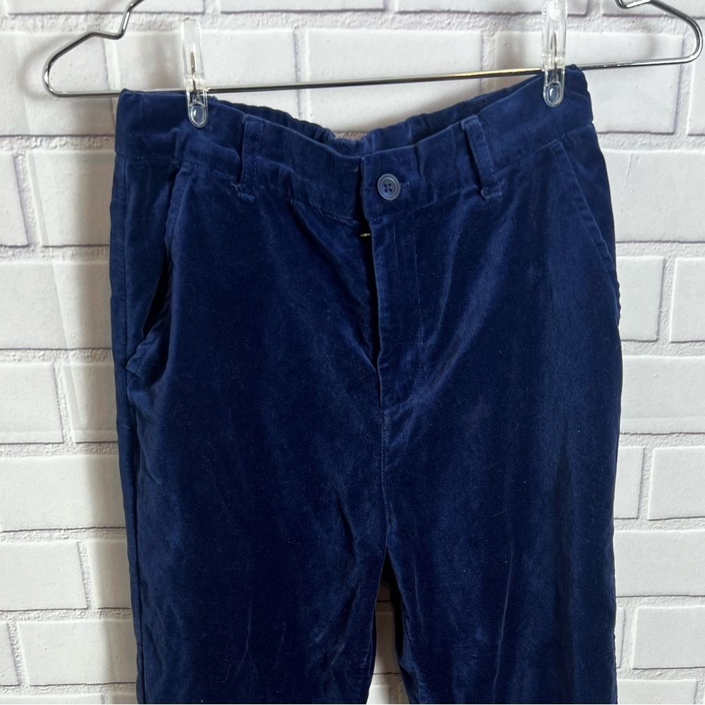 GYMBOREE girls velvet blue straight jeans /size 12 - Picture 4 of 7